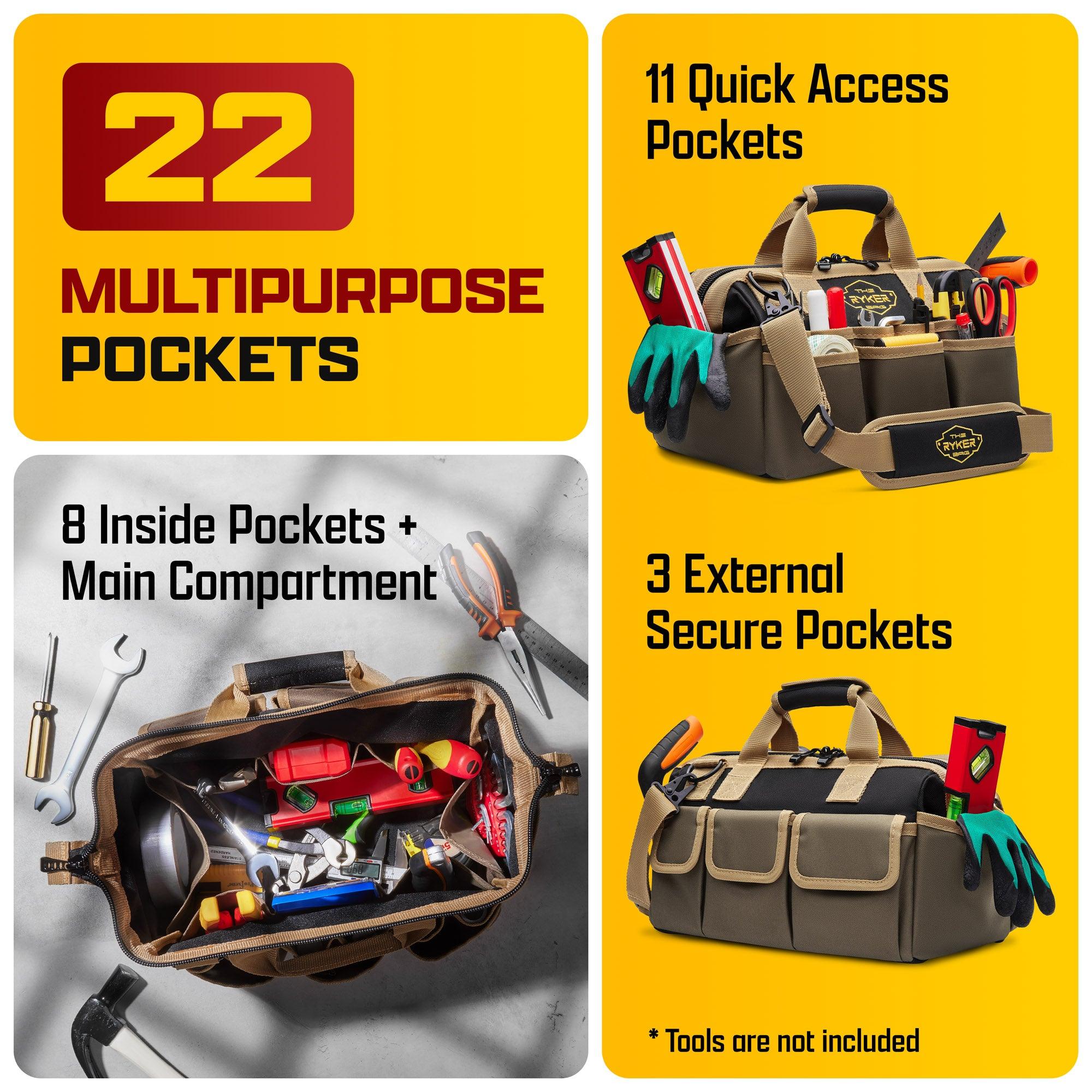 Bag for tools - 22 pockets