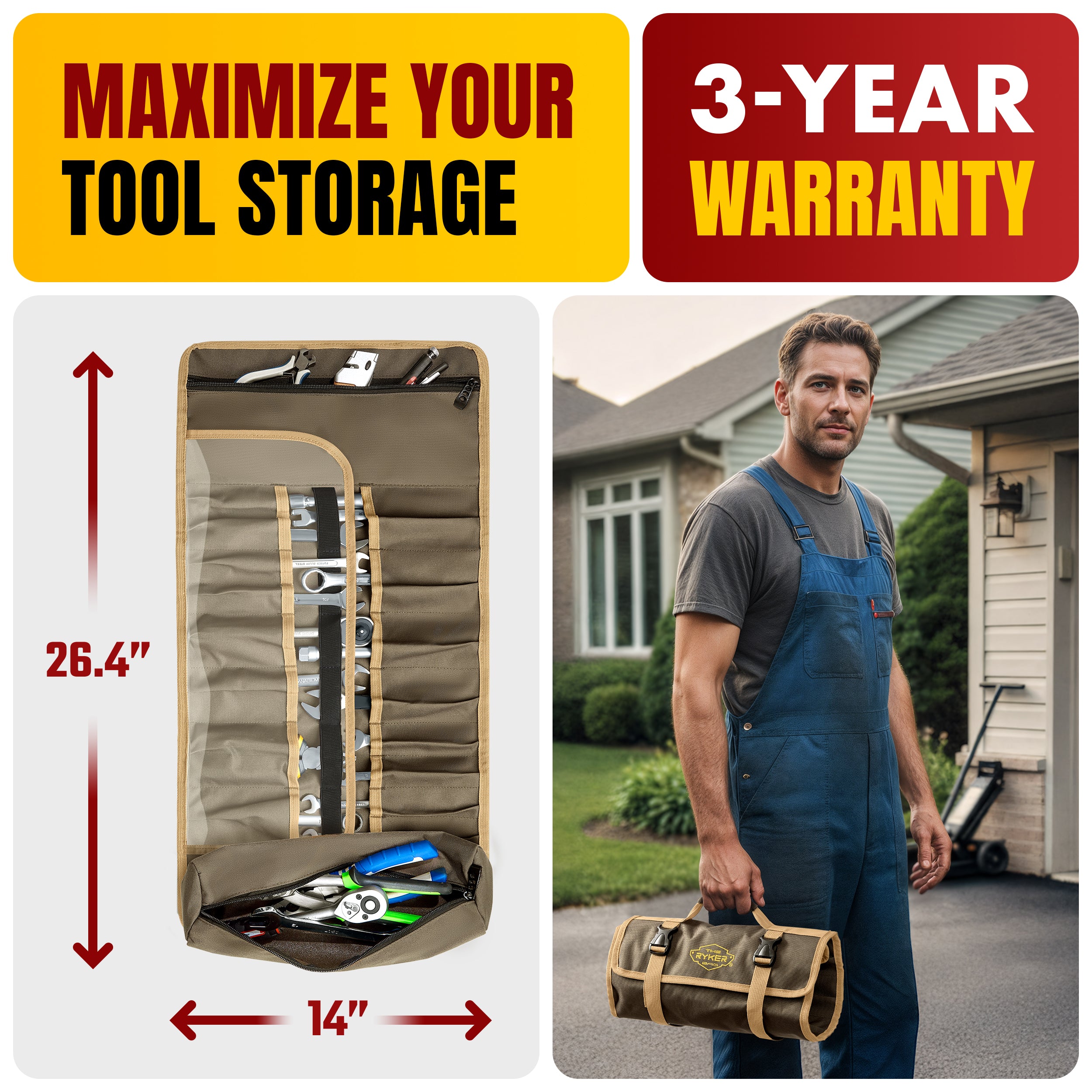 SIMPLE TOOL ROLL + PRTCTR